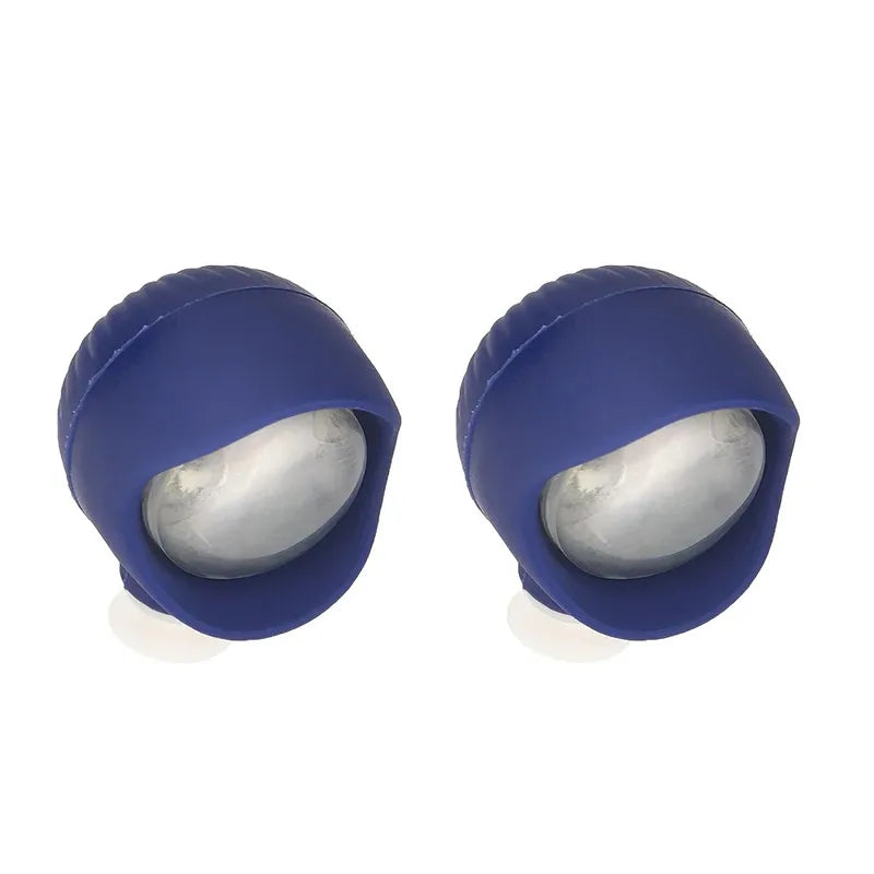 2PCS Shoe Lights PVC LED Headlight Shoe Charms Accessories for Night Rides Outdoor Activities Slipper Button 3 Lighting Modes