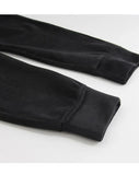 Thickened Gold Velvet Long Sleeved Hooded Sweatshirt with Lace Up Leg Ties Two Elegant Women's Pants Set Tracksuits