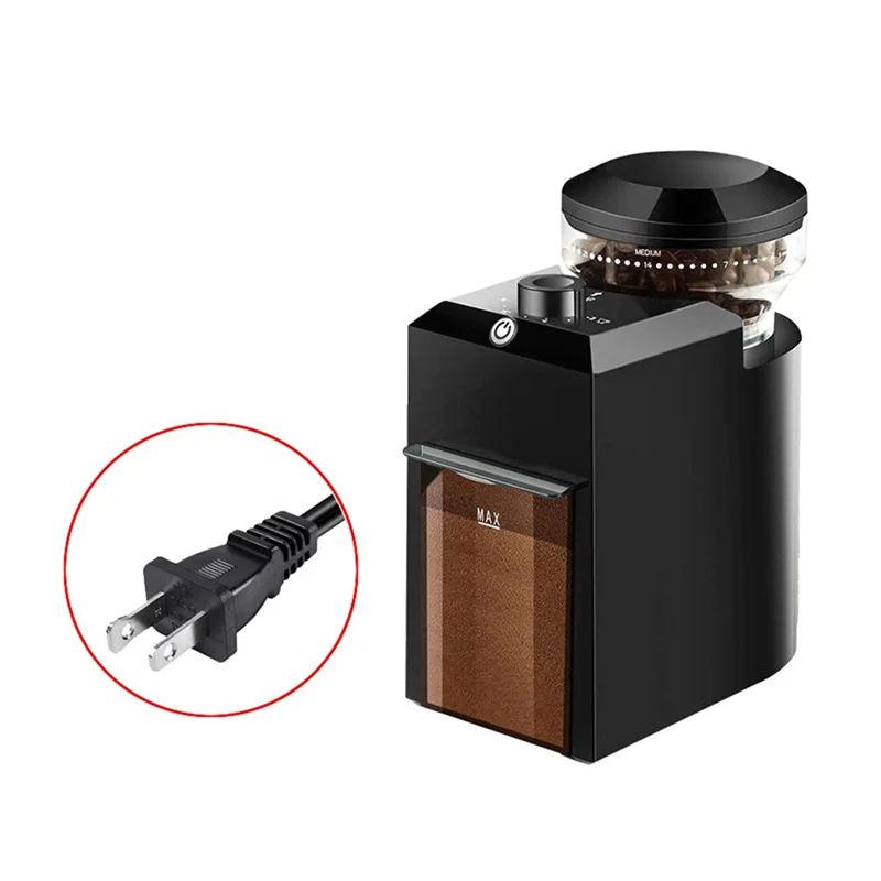 B59B-Electric Burr Coffee Grinder 28 Grind Settings For 12 Cups Adjustable Professional Bean Grinder Household Coffee Grinder US