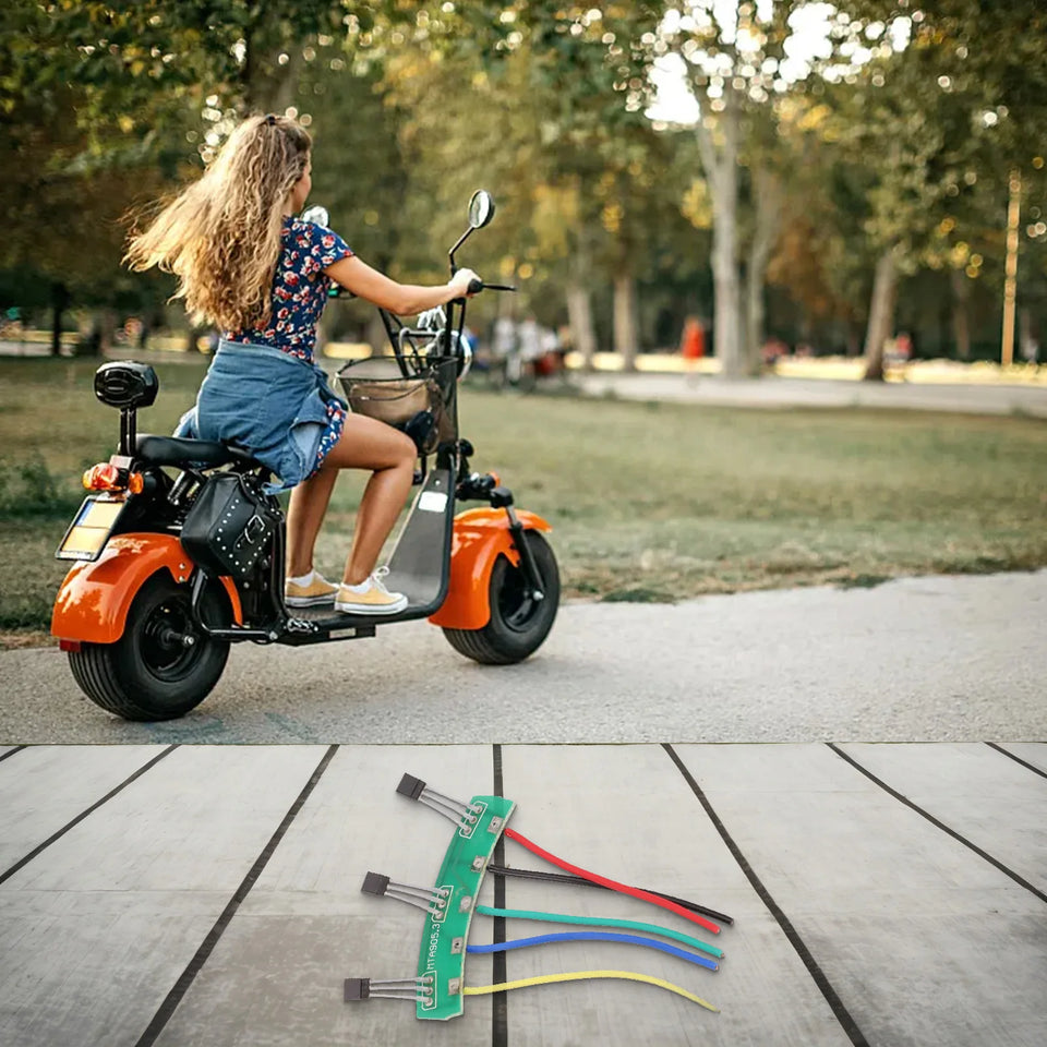 Electric Bike Motor Hall Sensor Kit - 1pc 3144/3413 Hall Part With PCB Board & Cable For 2-Wheel Electric Vehicles
