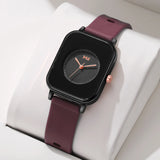Fashion Rectangle Women Watches Casual Silicone Band Sports Watch Reloj Mujer Girls Clock Gift