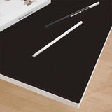 Leather Desk Pad Protector,Large Mouse Pad,Office Desk Mat,Non-slip PU Suede Leather with Stitched Edges Desk Blotter,Office mat