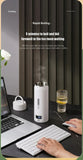 Portable Electric Kettles Tea Coffee Kettle Mini Travel Boil Water Stewable Keep Warm Appliances Thermo Anti-Scald Bottle