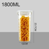 Vacuum Sealed Tank Coffee Beans Vacuum Jar Kitchen Cereals Storage Box Airtight Container Moisture-Proof Sealed Canister for Tea