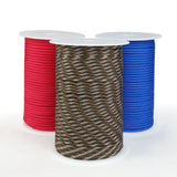 5M/15M/30M 7-Core 550 Paracord 4mm Parachute Cord Outdoor Camping survival Rope kit Umbrella Tent Lanyard Strap Clothesline