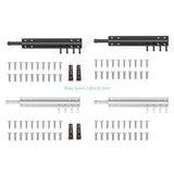 E74E Efficient Space Saving Pull Out Closet Organizers for Organized Storage of Clothes and Shoes