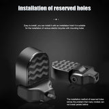 1 Pair Bicycle Folding Rear Pedal Anti Slip Aluminum Alloy Folding Footrest Mountain Bike Foot Pegs Rear Pedals