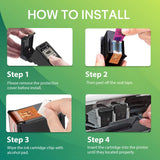 Greencycle 63XL F6U64AN Black Color Ink Cartridge For HP Officejet 3830 3831 3832 4650 All-in-One Printer