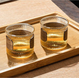 Glass Coffee Mug Japanese Style  Walnut Cup SleeveTransparent Kawaii Cup Coffeeware Beautiful Tea Mugs Beer Mug Cute Mug