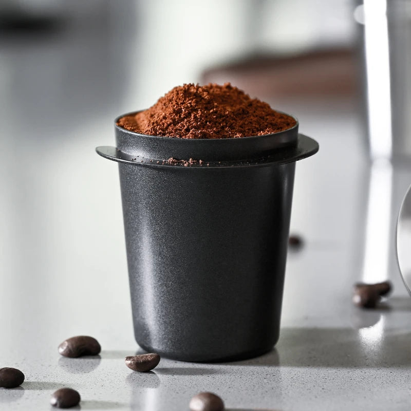 Coffee Dosing Cup 51/58mm Coffee Bean Measuring Cups 304 Stainless Steel Replacement Cafe Barista Tool for Espresso Machine