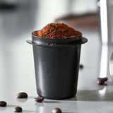 Coffee Dosing Cup 51/58mm Coffee Bean Measuring Cups 304 Stainless Steel Replacement Cafe Barista Tool for Espresso Machine