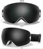 Winter Outdoor SKI Goggles Men And Women Teen, Free Optical Frame and Bag, UV400 Anti-Fog Snowboard Eyewear, Charistmas Gifts