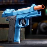 Sig17  M9a3 Toy Gun Throwing Shell Pistol With Target Laser Soft Bullet Airsoft Outdoor Sports CS Weapon for Children Gift