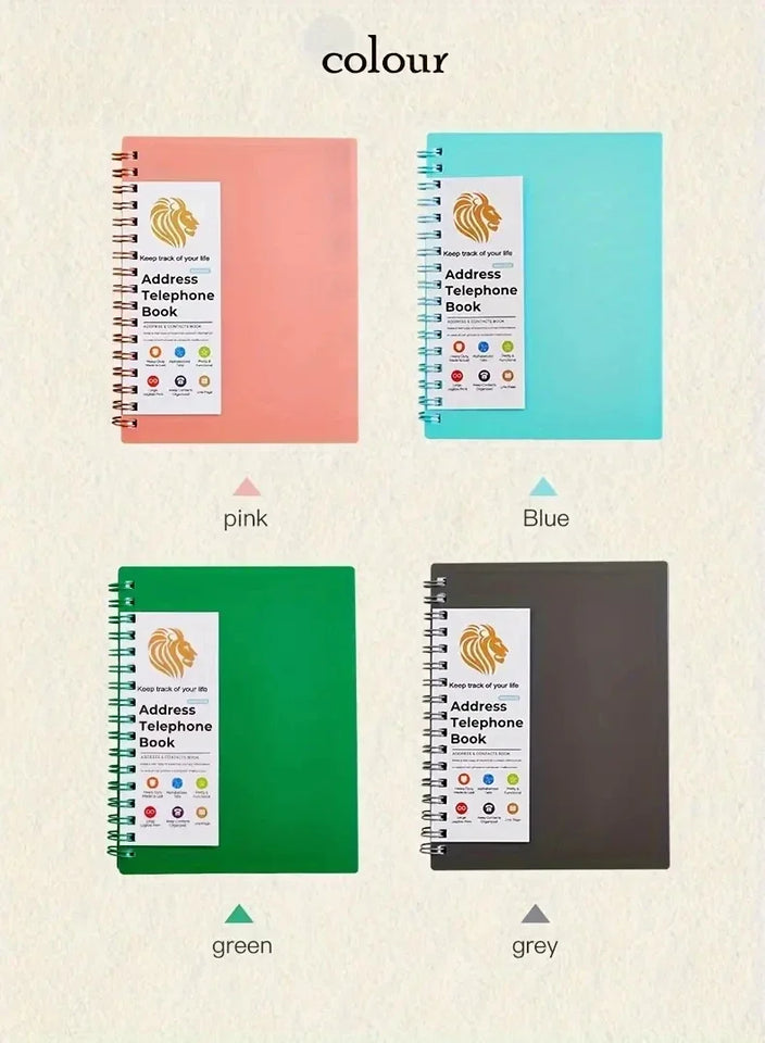 MINI Size Notebook Telephone Address & Birthday Book With Alphabetic Tabs Notepad Notebooks Writing Pads Office School Supplies