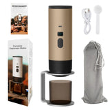 Wireless Electric Portable Espresso Coffee Machine High-capacity For Car & Home Camping Coffee Maker Capsule Powder Travel New