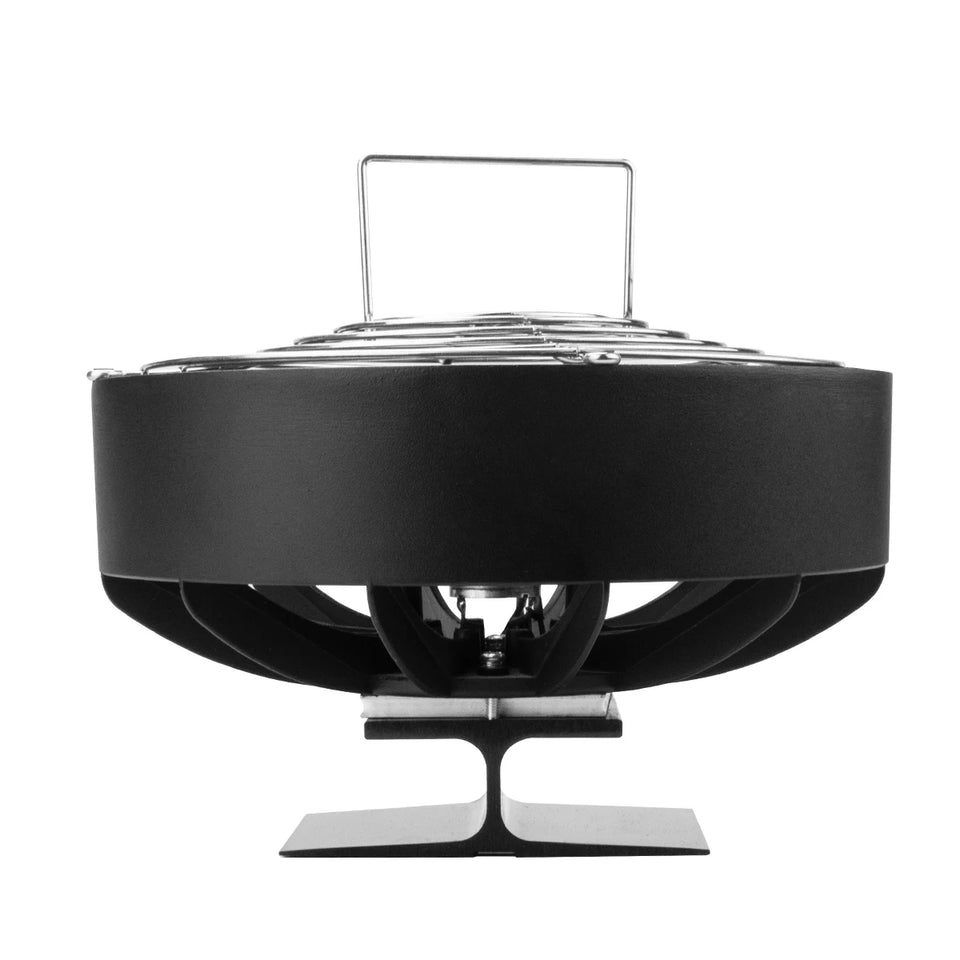 4 Blades Stove Fan Heat Powered Fireplace Fan Log Wood Burner Eco-fan Quiet Fireplace Fan Warm Heat Distribution Winter Home무동력팬