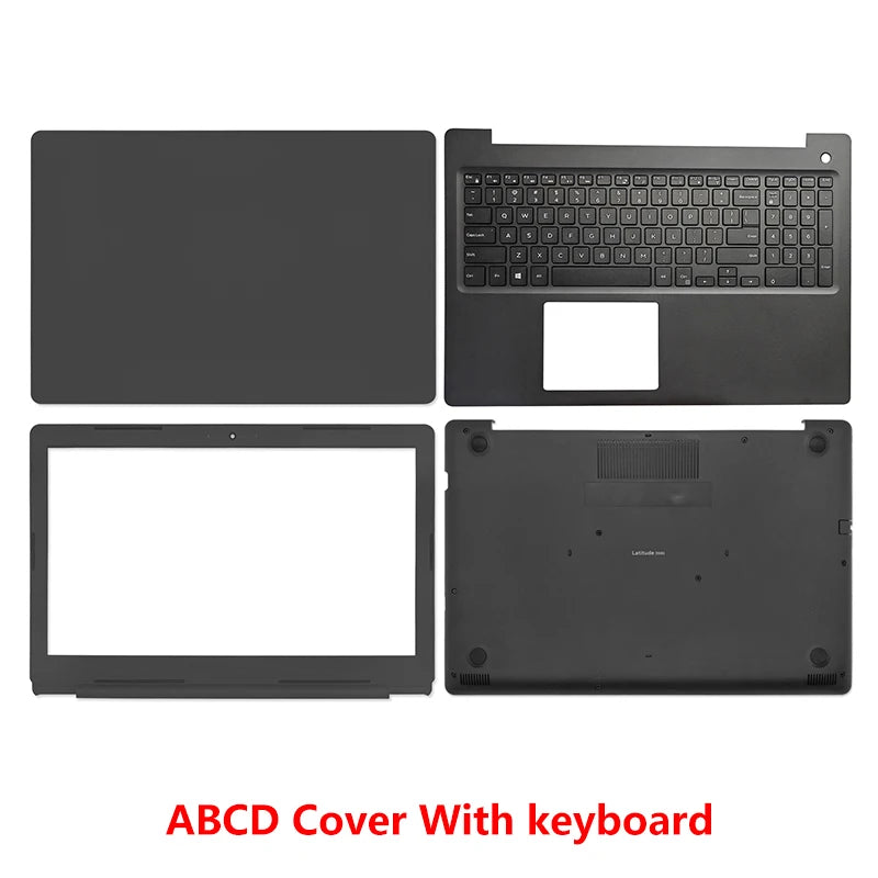 NEW For Dell Latitude 3590 E3590 L3590 Laptop LCD Back Cover Front Bezel Palmrest Bottom US keyboard Case Laptop Frames