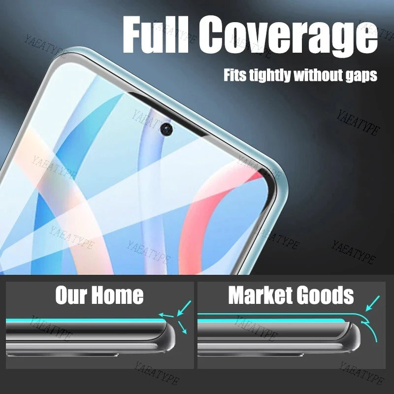 5PCS Hydrogel Film For Xiaomi Poco X5 X4 X3 F5 Pro Screen Protector For Poco M5 M5S M3 M4 M6 Pro F3 F4 GT Protective Film