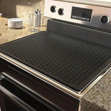 Silicone Stove Top Cover Mat, Heat Resistant Electric Glass Cooktop Protector, Extra Large Dish Drying Mat for Kitchen RV