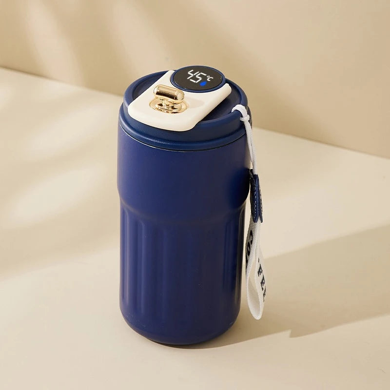 Smart Temp Display Stainless Steel Tumbler Thermal Mug Vacuum Insulated Coffee Cup Travel Thermos Cups Hot Water Bottle for Tea