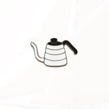 for Barista Vintage Rose Tea Latte Americano Pines Coffee Machine Mini Coffee Bean Badge Jewelry Coffee Collection Enamel Pins