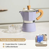 Bincoo Coffee Moka pot Classic Italian Espresso Maker Extraction Hand Brewing coffee Pot Barista Coffee Machine Coffee Utensil
