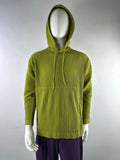 Miyake Pleated Men's Sweatshirt Hoodie Classic Pleated 2025 Summer New Tops Loose Casual Simple Drawstring Pullover Hoodie Male