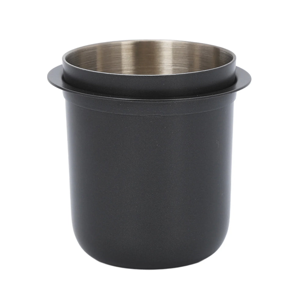 Coffee Dosing Cup 150ml 58mm Stainless Steel Coffee Dosing Cup Powder Feeder Part for Espresso Machine Coffeeware Accessories