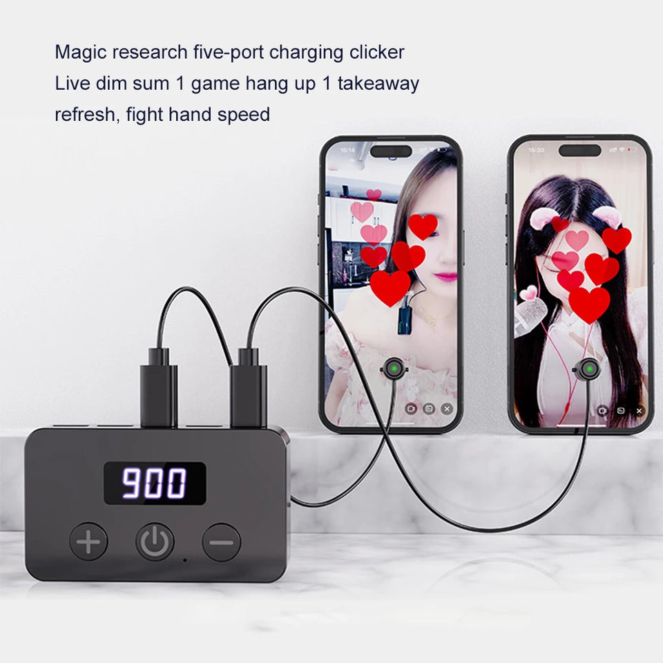 Universal Mobile Phone Screen Clicker Device Live Broadcast Fast Praise Automatic Loop Connecting Device Point Device