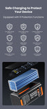 Power Bank 50000mAh 100W PD PPS Super Fast Charging Portable Spare Battery Type-C Retractable Cable Powerbank For Phone Laptop