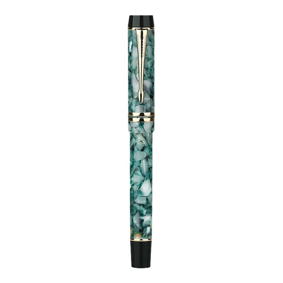 Majohn M600S Celluloid Fountain Pen F Nib with Converter Quality Fashion Office Business Writing Gift Pen Stationery Supplyn