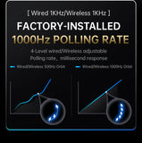 Attack Shark X8 SE Wireless Gaming Mouse | 55g Ultra-Light | 1KHz Wired/Wireless | PAW3311 25K DPI | Tri-Mode | 80M Clicks