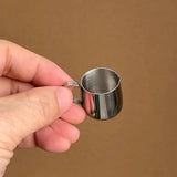 12.5/30ml Mini Coffee Milk Frothing Jug Latte Art Milk Frother Pitcher Stainless Steel Measurement Jug Pot Coffee Accessorie
