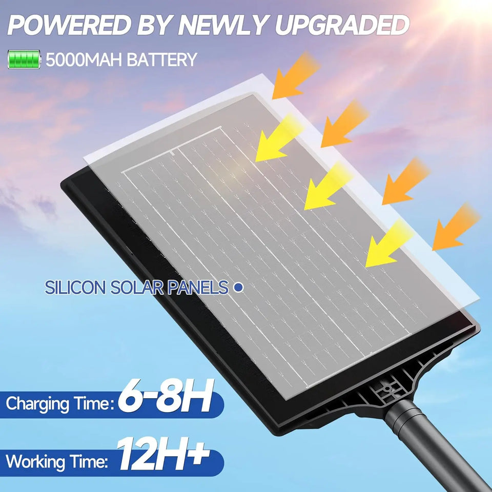 200000LM Solar Light Commercial LED Outdoor Dusk To Dawn Solar Street Light Road Area Lamp Waterproof Backyard Security Lighting
