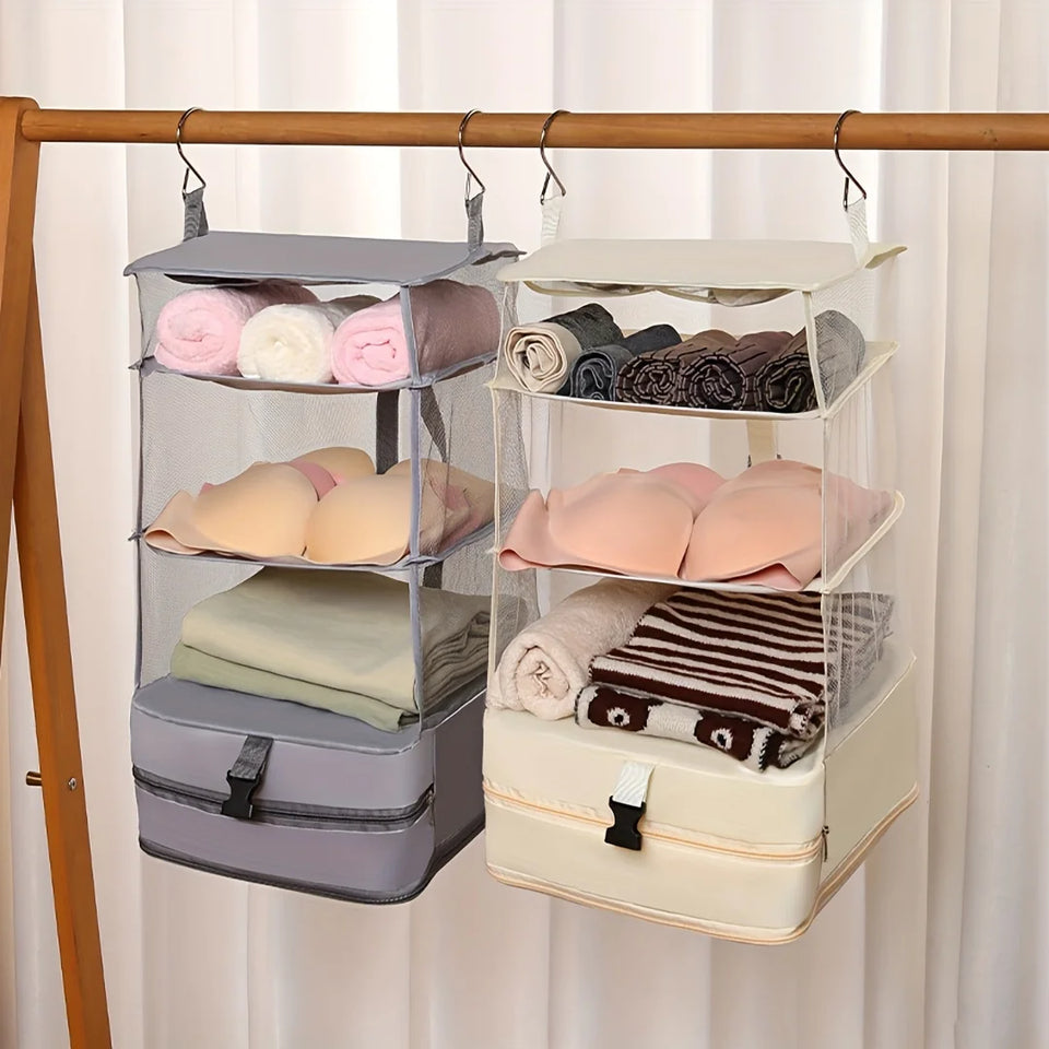 1pc Multi-functional Storage Bag Wardrobe Hanging Clothes Storage Bag Outdoor Travel Storage Hanging Bag Suitcase