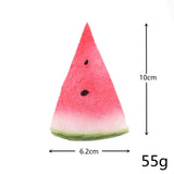 Simulated watermelon skin, fake watermelon slices, fake fruit slices, food, food model, restaurant, restaurant decoration, shoot