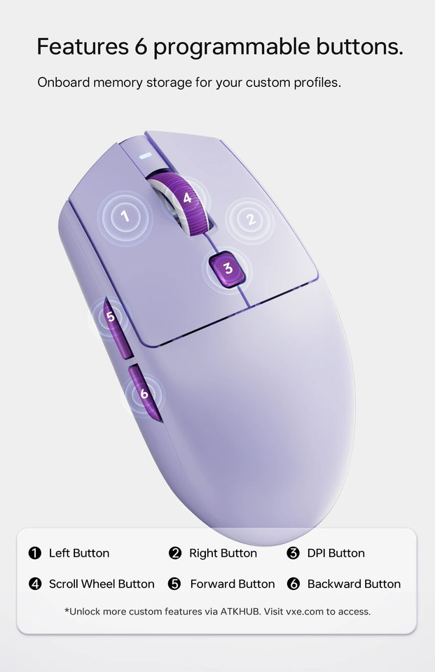 VXE Dragonfly V3 Series Wireless Gaming Mouse Rechargeable Lightweight Mice ATK VXE V3 PRO PAW3395SE Custom Esport Mouse for FPS