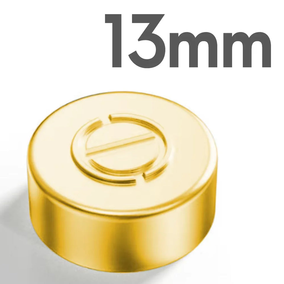 100pcs 13mmAluminium Sealing Cap Many Colored Pharmaceutical Caps,Aluminium Tops for crimp glass vial,Aluminium Sealing