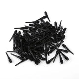 100PCS Durable Soft Tip Points Needle Replacement Set For Electronic Dart Black Wear-resistant Durable Soft Plastic Black Tips