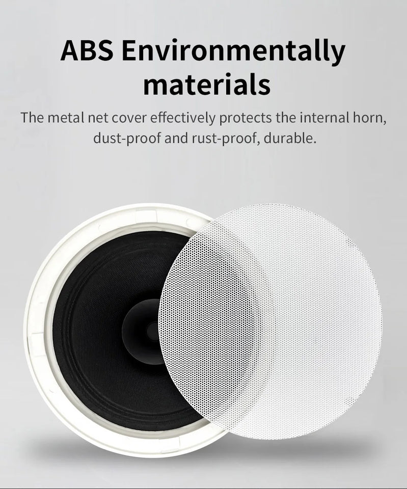 6 Inch 8 ohm Ceiling Speaker Full range stereo sound High fidelity sound quality Passive Speakers home Background Music system
