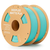 DEEPLEE Matte PLA Filament 1KG,1.75mm FDM 3D Printer Filament Dimensional Accuracy +/- 0.02mm, 1kg Carboard Spool (2.2lbs)