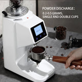 High Precise Modern Coffee Powder Grinder Machine 64mm Flat Burr Grinder Moledora De Cafe
