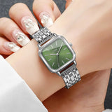 Fashion Square Women Watches Simple Ladies Quartz Wristwatch Reloj Mujer（Without Box）