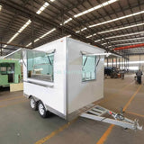 Smart Food Truck Fully Equipped Catering Dining Car Hot Dog Burger Food Cart Ice Cream Coffee Tacos Mobile Food Trailer for US