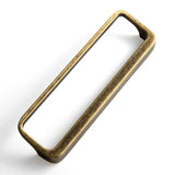Goo-Ki Brushed Brass Cabinet Handle Antique Three-dimensional Finger Pulls Wardrobe Drawer Long Handle Nickel Drawer Pulls