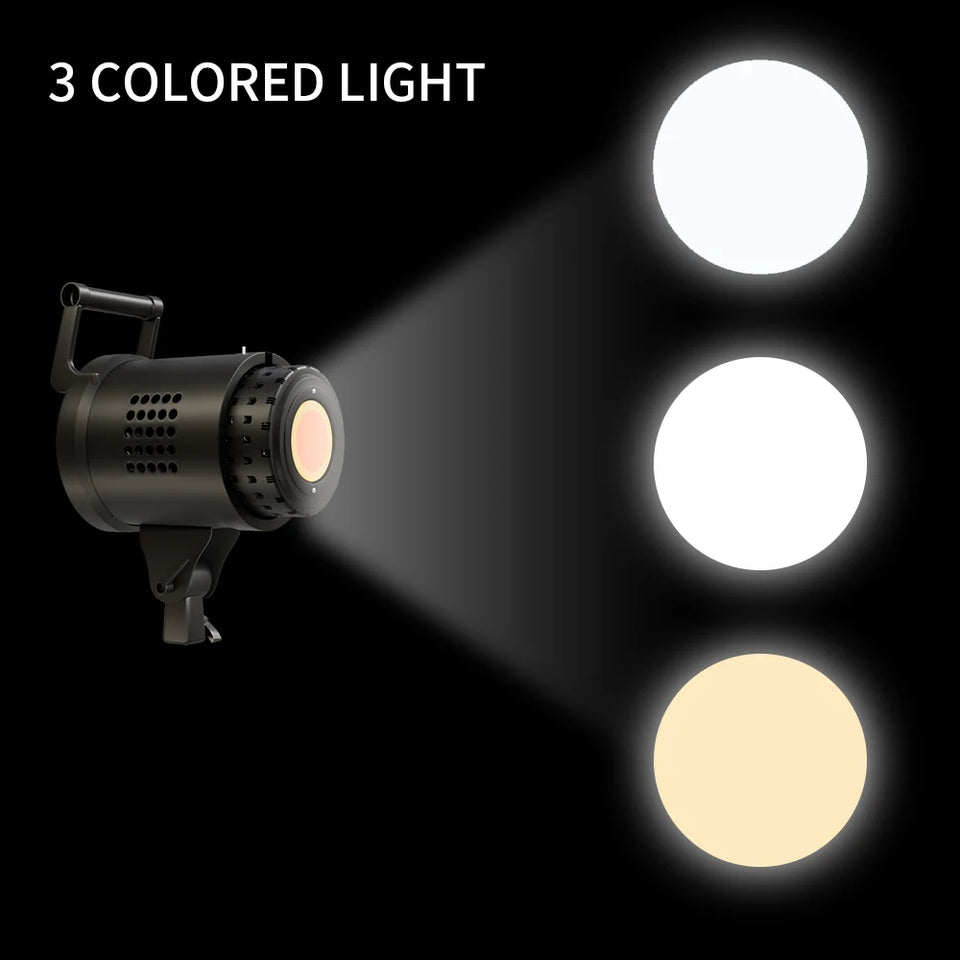 SH 115/135W LED COB Video Light Photography Lamp With Tripod Softbox Remote Control Video Light For Skit Video Photography