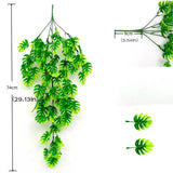 1/2/6Piece Artificial Vine Home Decor Artificial Ivy Leaf Garland Plants Vine Fake Foliage Flowers Creeper Green Ivy Wreath