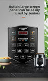 ‌13L Commercial Heavy Duty Pressure Cooker,Restaurant Grade Electric Steamer,Breakfast Buffet Auto Keep Warm Function