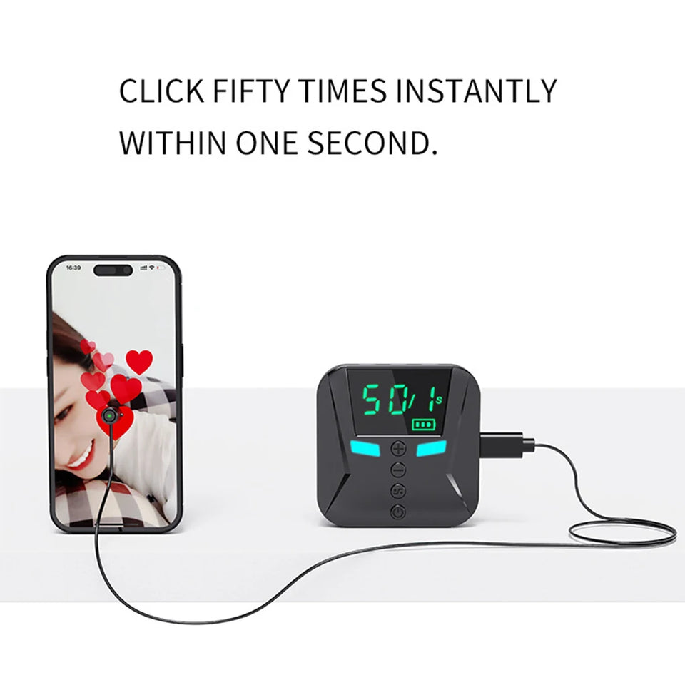 Universal Mobile Phone Screen Clicker Device Live Broadcast Fast Praise Automatic Loop Connecting Device Point Device
