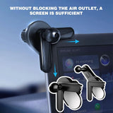 Mobile Phone Holder Base for Car Display Screen Universal 17mm Ball Head GPS Bracket Sticker Base for Tesla Model 3/Y/S/X